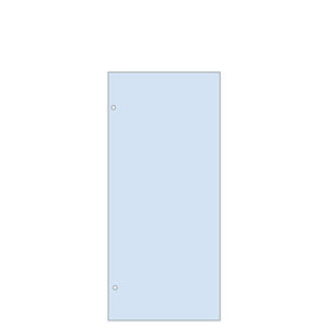 Douchewand met wandklemmen
