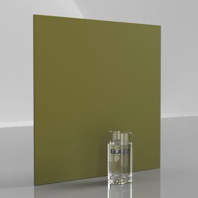 Glassoort trend olijf mat.1556