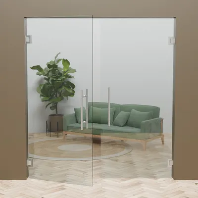 Pendeldeur Lars en suite chroom