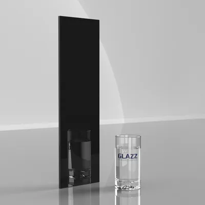 Proefmonster basic zwart hoogglans.1633