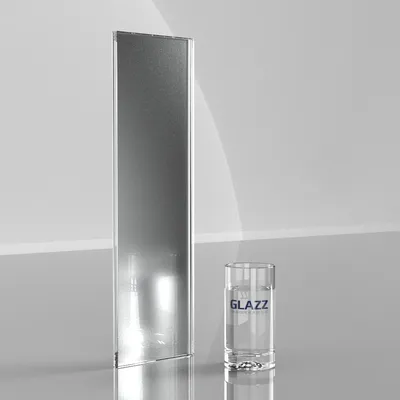 Proefmonster metallic aluminium.1658