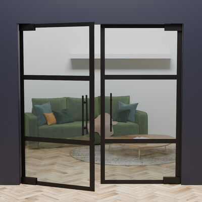 Taatsdeur Samuel  en suite 3 kaders