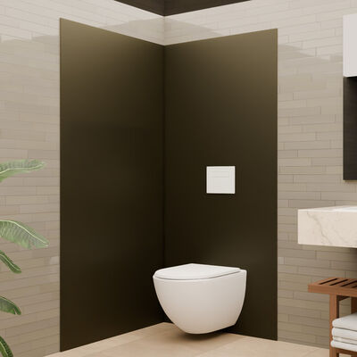 wandbekleding toilet