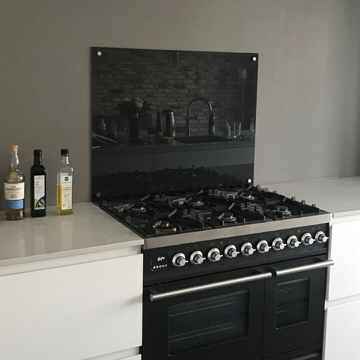 Glasplaat keuken zwart Glasplaat keuken zwart